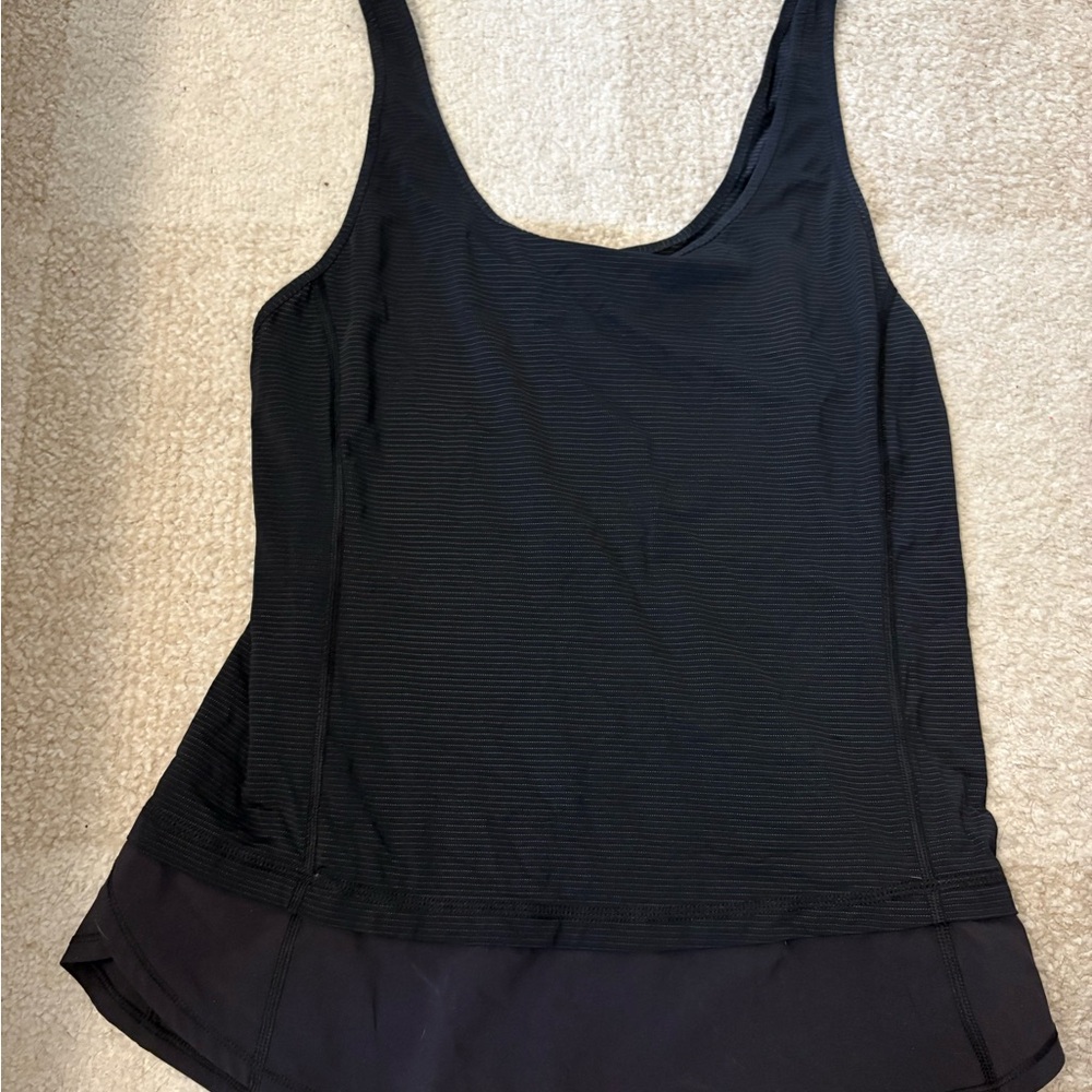 lululemon athletica Black Tank Top